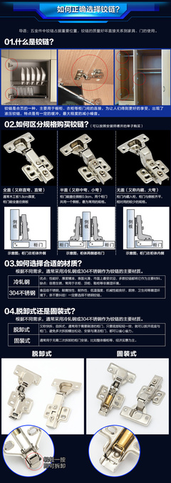 裝修用品鉸鏈詳情頁